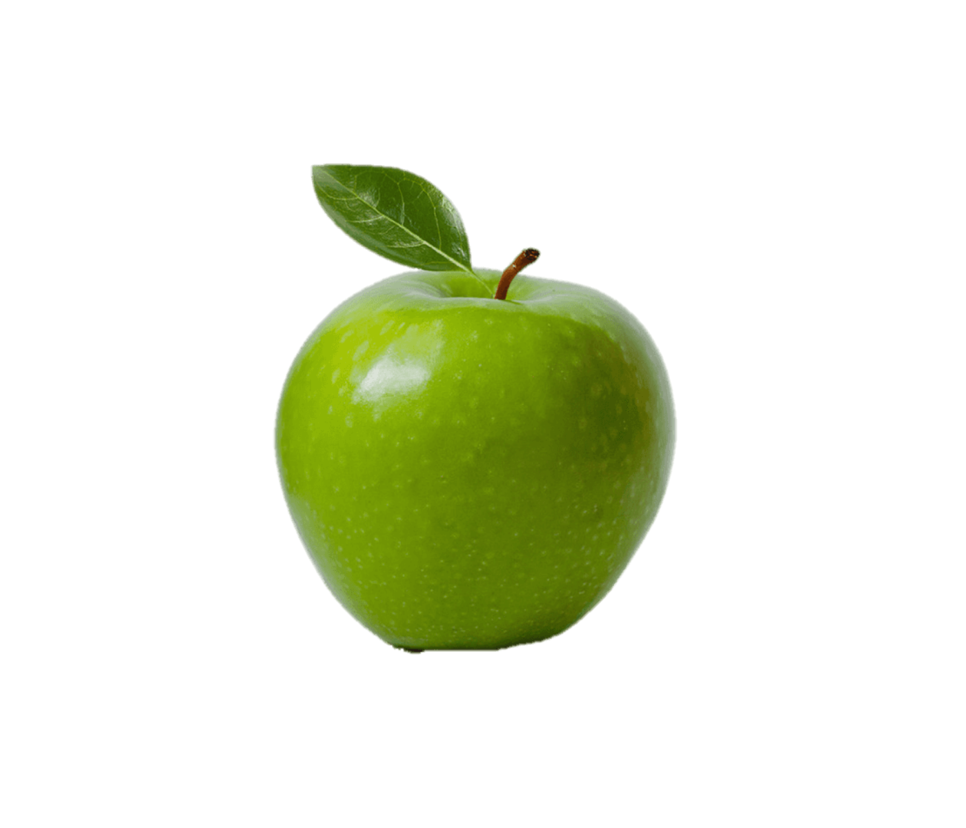 Manzana verde superior